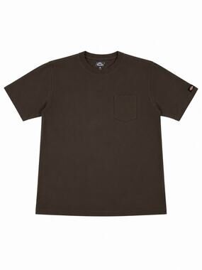 Dickies Men’s 2XL Brown Pocket T-Shirt Short Sleeve Workwear Heavyweight Tee